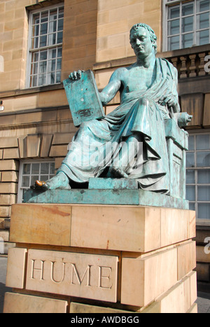 Denkmal für David Hume, Edinburgh, Schottland Stockfoto