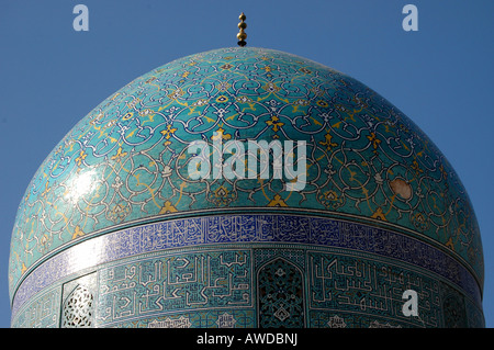 Kuppel des Meidan-e Imam-Moschee, Isfahan, Iran Stockfoto