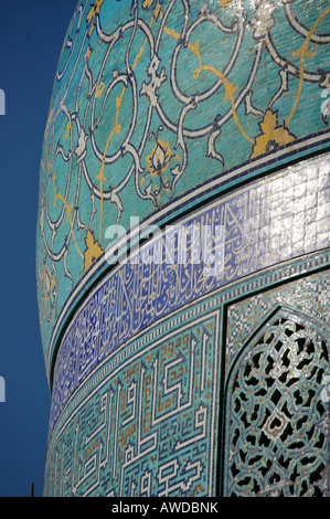 Kuppel des Meidan-e Imam-Moschee, Isfahan, Iran Stockfoto