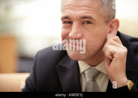 Porträt des Kaufmanns Stockfoto