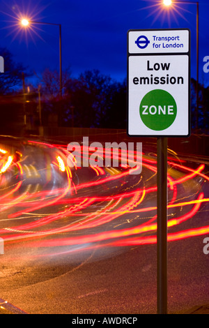 LEZ Low Emission Zone London Stockfoto