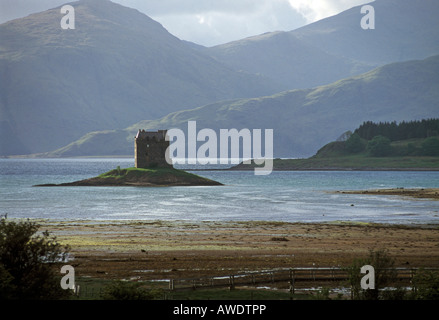 Castle Stalker Schottland Stockfoto