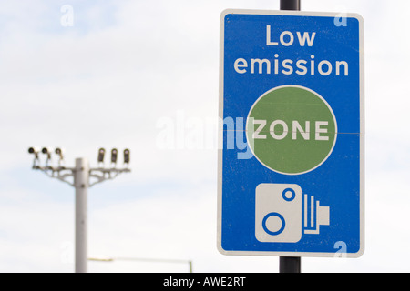 LEZ Low Emission Zone London Stockfoto