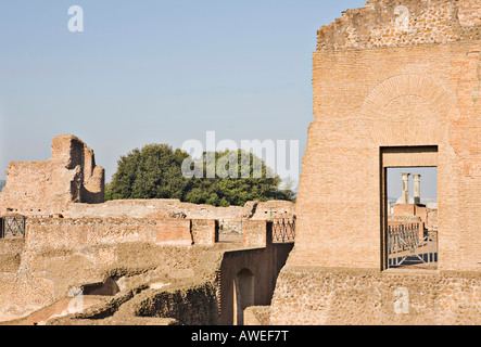 Kaiserpalast Ruinen auf dem Palatin, Rom, Italien, Europa Stockfoto