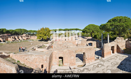 Neptune Bäder, Ostia Antica archäologische Stätte, Rom, Italien, Europa Stockfoto