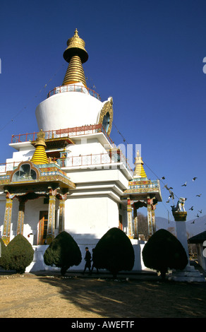 Bhutan Thimpu Memorial Chorten Ehrung des dritte Königs Jigme Dorji Wangchuk Stockfoto