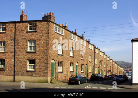 England Cheshire Macclesfield Paradise Street ehemalige Weber cottages Stockfoto