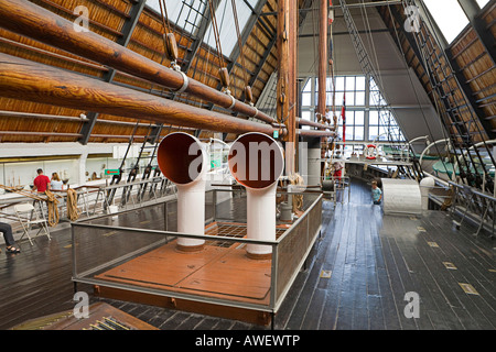 Deck, Schiff Fram im Fram-Museum auf der Halbinsel Bygdøy, Oslo, Norwegen, Skandinavien, Europa Stockfoto