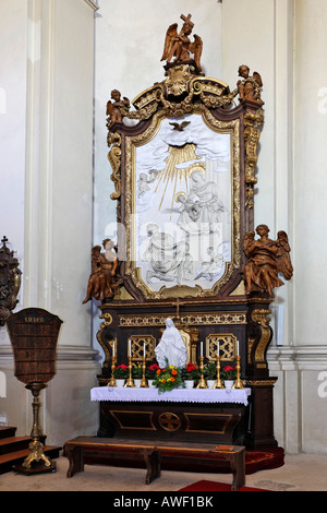 Altar, Margaretenkirche (St.-Margarethen Kirche), Berndorf, Triestingtal, Niederösterreich, Österreich Stockfoto