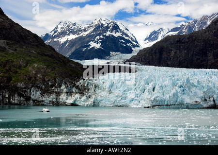 Margerie Gletscher und Mount Fairweather im Glacier Bay Nationalpark Alaska USA Stockfoto