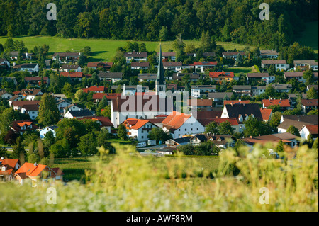 Aschau am Inn River, Upper Bavaria, Bayern, Deutschland, Europa Stockfoto