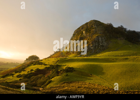 Loudoun HIll, einem vulkanischen Stecker in Ayrshire, Schottland, die Website von mehreren wichtigen historischen Schlachten Stockfoto