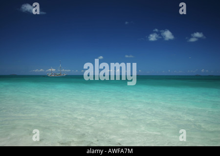 Perfekter Strand Stockfoto