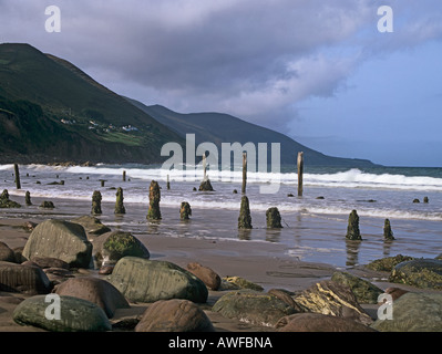 GLENBEIGH COUNTY KERRY Republik Irland Europäische UNION September Blick über Rossbehy Creek in Richtung Feaklecally Stockfoto