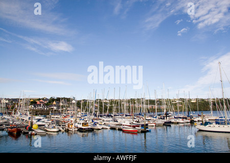 Boote im Hafen - Kinsale Hafen - County Cork, Irland Stockfoto