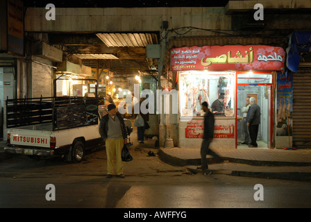 Die alte Stadt Amman am Abend, Jordanien Stockfoto