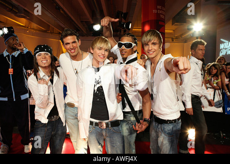 US 5 - Izzy, Jay, Richie, Mikel Und Chris (l. r.) Stockfoto