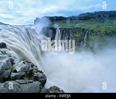 Godafoss Wasserfall, Skjálfandafljót-Fluss, Thingeyjarsveit, Thingeyjarsysla, Island Stockfoto