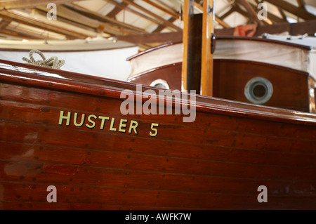 Das Erbe traditionelle Segelboote der Jäger-Flotte auf den Norfolk Broads Stockfoto