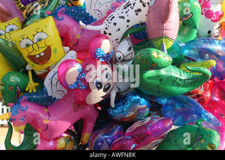 Bunte Luftballons Stockfoto