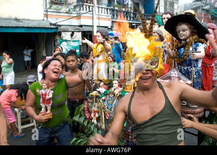 Philippinen Manila Santa Nino Festival Tondo Stockfoto