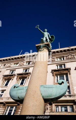 Cunard Building und Krieg Memorial Liverpool Merseyside England Stockfoto