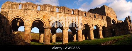 Buildwas Abbey Shropshire England Vereinigtes Königreich UK Großbritannien GB britischen Inseln Europa EU Panorama Stockfoto