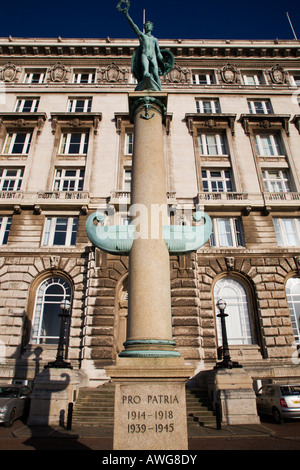 Cunard Building und Krieg Memorial Liverpool Merseyside England Stockfoto