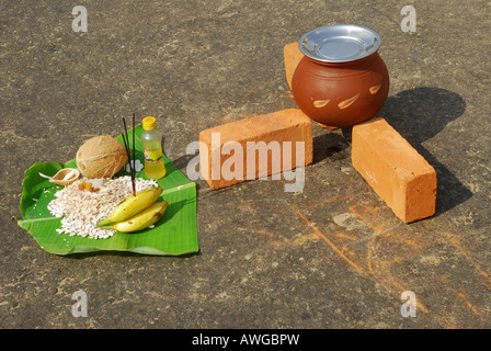 ATTUKAL PONGALA TRIVANDRUM KERALA EINS VON DEN GRÖßTEN FRAUEN FESTIVEL WELT Stockfoto