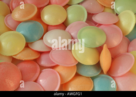 Fliegende Untertasse Süßigkeiten, UK. Stockfoto
