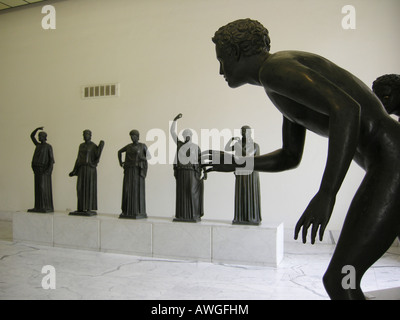 Museo Archeologico Nazionale ein Napoli - Kampanien-Italien - Europa Italien Archäologischen Nationalmuseum Neapel Museum Mann Stockfoto