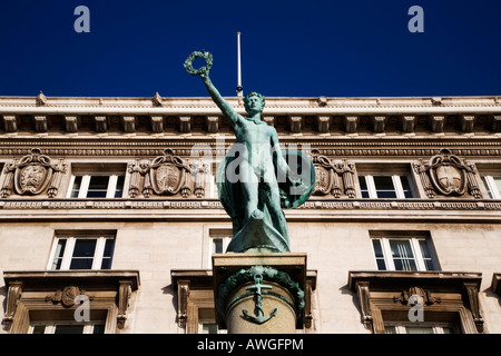 Cunard Building und Krieg Memorial Liverpool Merseyside England Stockfoto