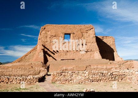 Überreste einer spanischen Mission in New Mexico. Stockfoto