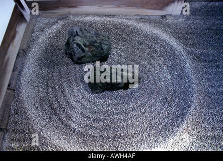 Detail des Ryogen im Zen Garten Kyoto Japan Stockfoto