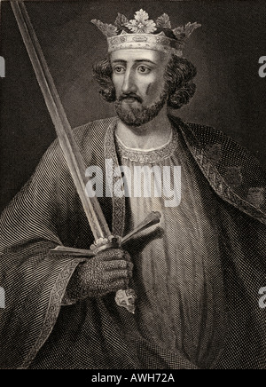 Edward I, aka Longshanks und Hammer der Schotten, 1239 - 1307. König von England. Stockfoto