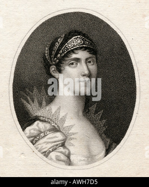 Josephine Kaiserin der Franzosen, 1763 - 1814. Stockfoto