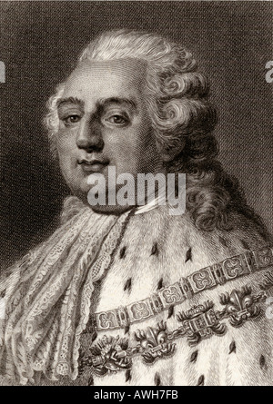 Louis XVI, 1754 - 1793. König von Frankreich. 19 Drucken von J T Wedgwood nach einem Gemälde von Du Plefsis eingraviert. Stockfoto