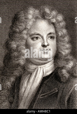 Sir Richard Steele, 1672 - 1729. Englische Essayist, Dramatiker und Staatsmann. Stockfoto