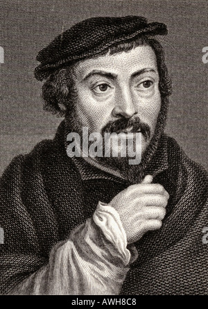 Sir Thomas More, alias Saint Thomas More, 1477 - 1535. Humanist, Staatsmann und Kanzler von England. Stockfoto