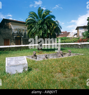 Slave-Denkmal alte Sklavenmarkt Stone Town Zanzibar East Africa Stockfoto