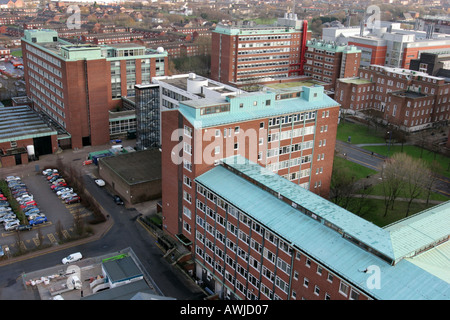 Luftaufnahme von Williamson Gebäude und anderen Gebäuden nahe Brunswick Street Stockfoto