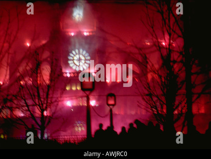 Frankreich, Paris, Eustache in der Nacht Stockfoto