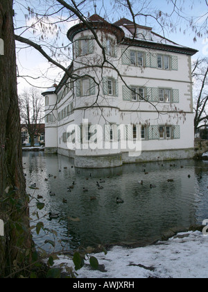alten Wasserschloss in Deutschland Stockfoto