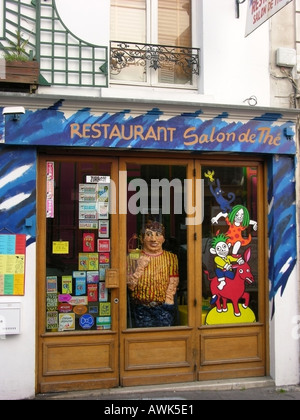 Frankreich-Ile de France Paris Montmartre Restaurant Salon de die Stockfoto
