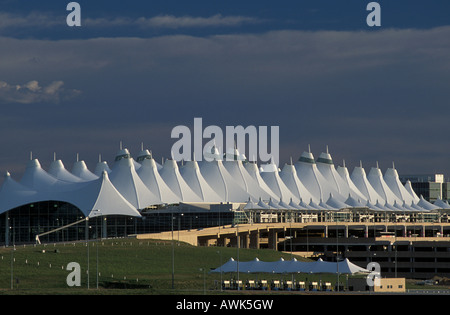 Denver internationaler Flughafen, Denver, Colorado. Stockfoto