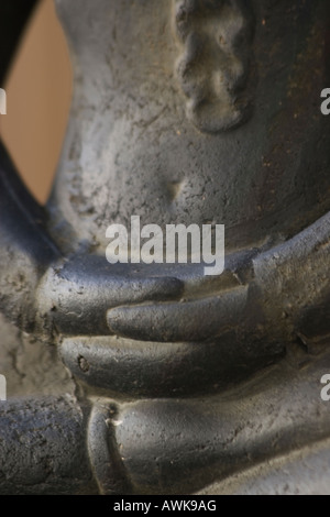 Detail der sitzender buddha Stockfoto