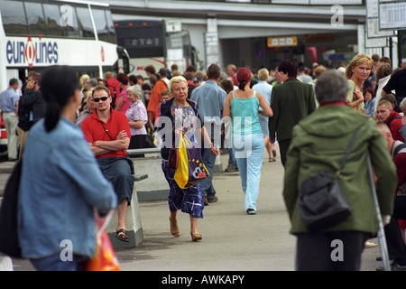 Busbahnhof in Riga, Lettland Stockfoto