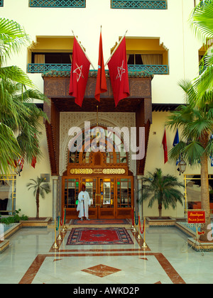 Eintritt in das Hotel Sofitel Palais Jamai Fes Stockfoto