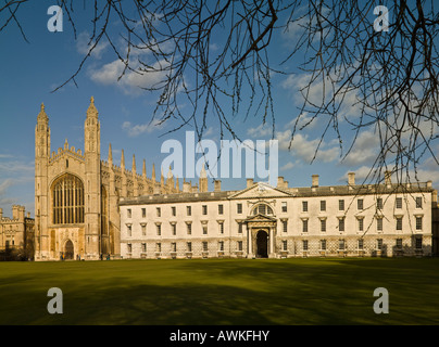 Kings College Cambridge Kapelle Gibbs Building Stockfoto