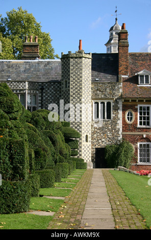 Halle-Palast, einem historischen jakobinischen Herrenhaus in Bexley, Kent Stockfoto